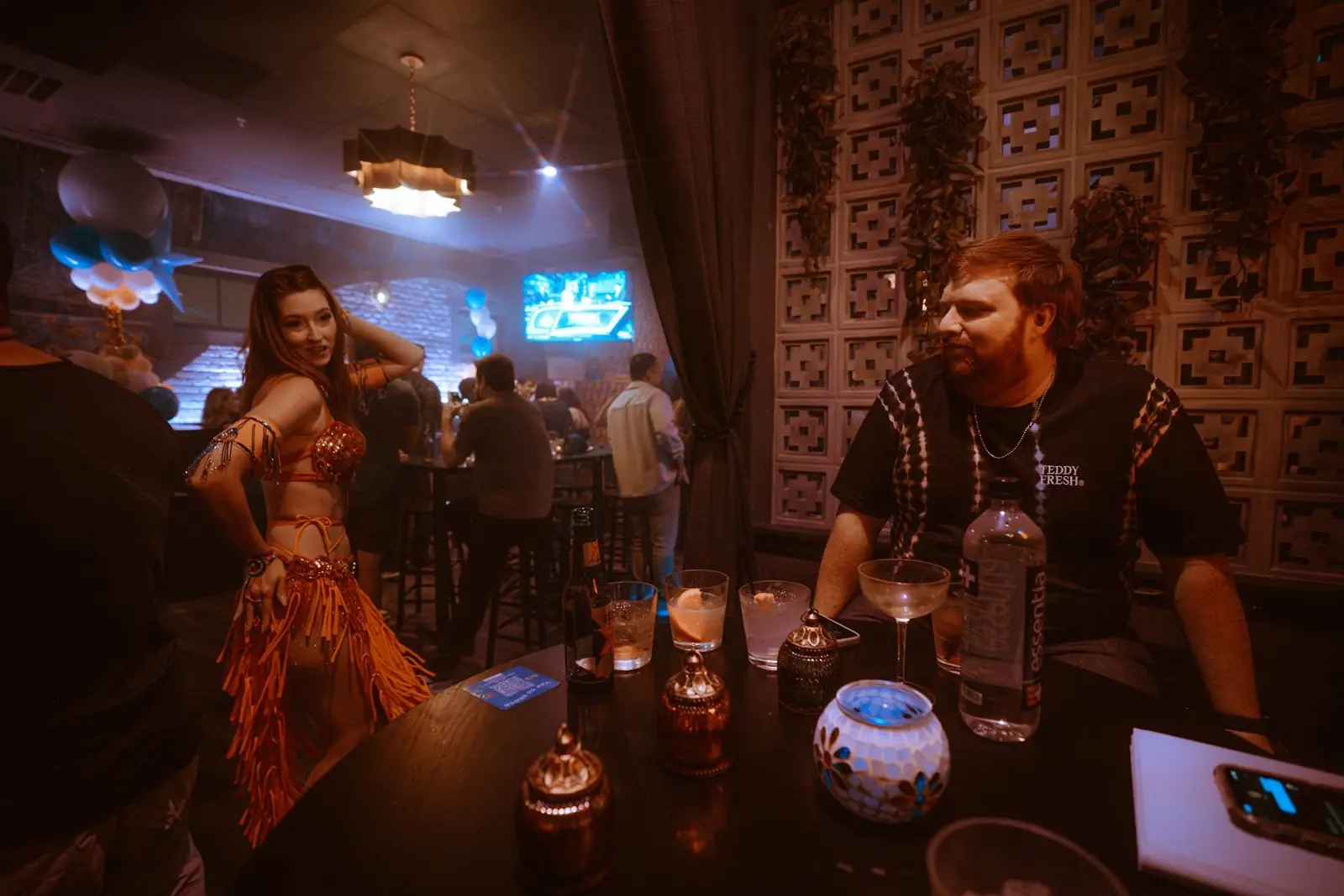 The main room during a private event