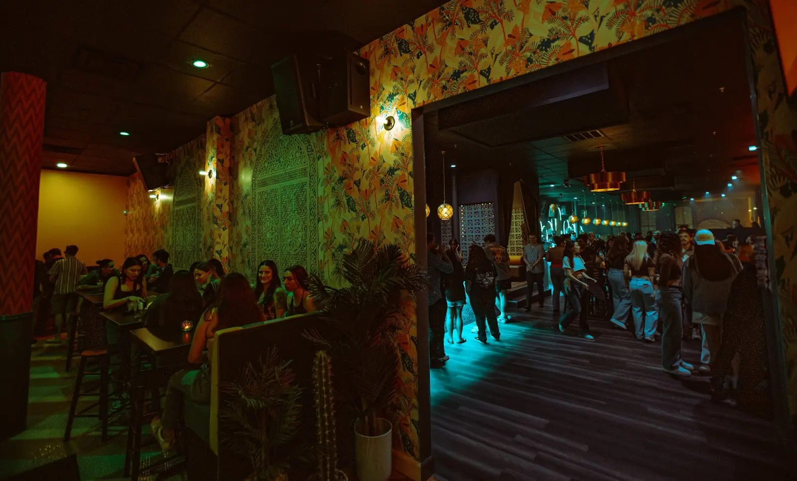The full room during an event